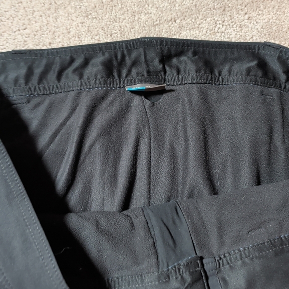 Mens Eddie Bauer First Ascent Black Cargo Fleece Lined Pants W40 L31 Gorpcore - Picture 6 of 13